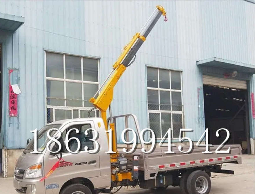 同德县随车吊机多少钱车间随车吊机12V24V1吨随车吊移动遥控升降机油压随车吊